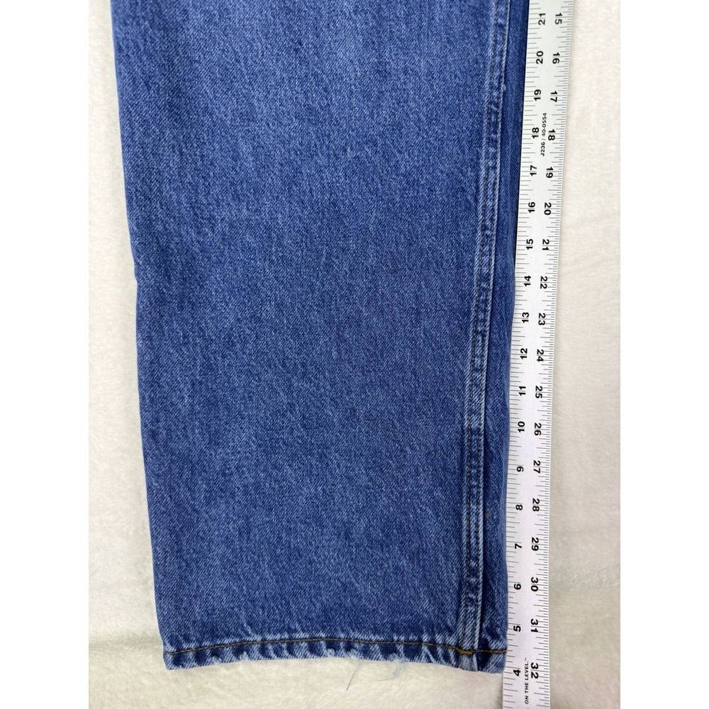 New Good American Jeans Womens 20 Plus Blue Good 90s Mid Rise Baggy Wide Leg - Picture 5 of 11